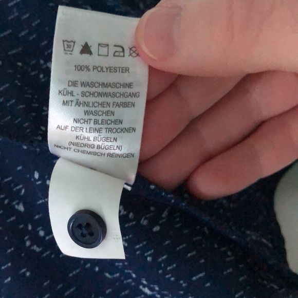 Dalia dark blue blouse size S - Picture 9 of 10